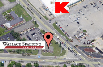 Map of Wallace Spalding Law Office